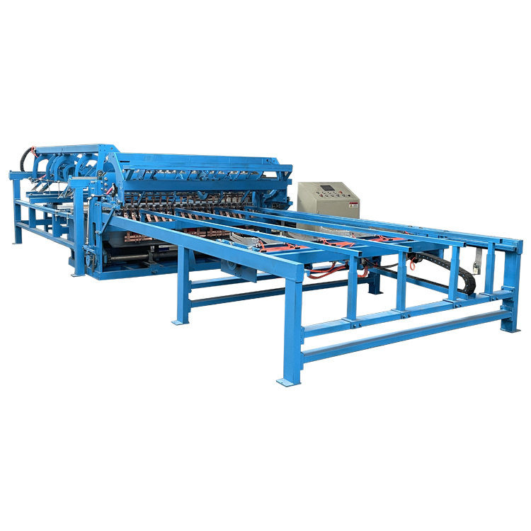 Automatical line wire falling construction mesh welding machine